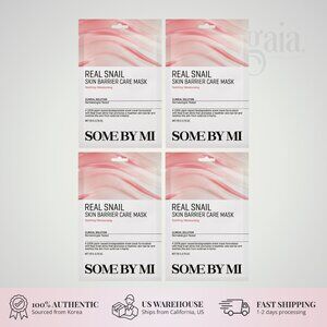 SOME BY MI Real Care Mask Snail Skin Barrier – 4 Sheets for Repair & Hydration